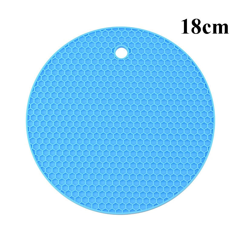 18/14cm Silicone Mats Multifunction Round Heat Resistant