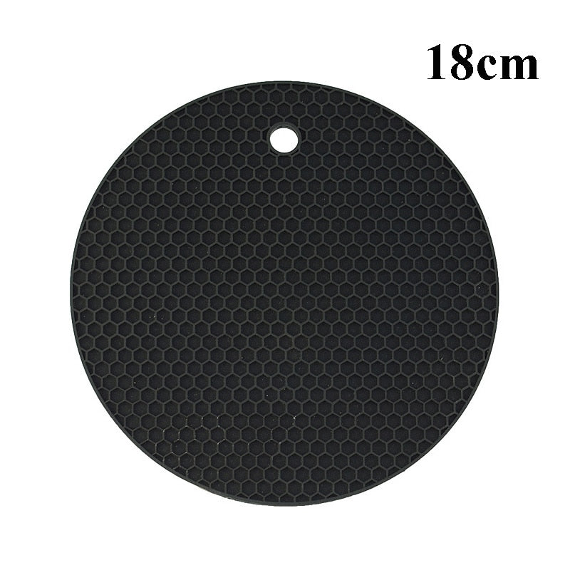 18/14cm Silicone Mats Multifunction Round Heat Resistant