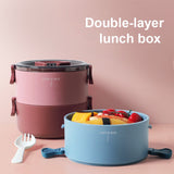 Double Food Storage Food Containers-kitchenfiy